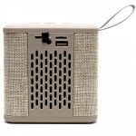 Wholesale Cube Style Portable Wireless Bluetooth Speaker S1016 (Yellow Sand)